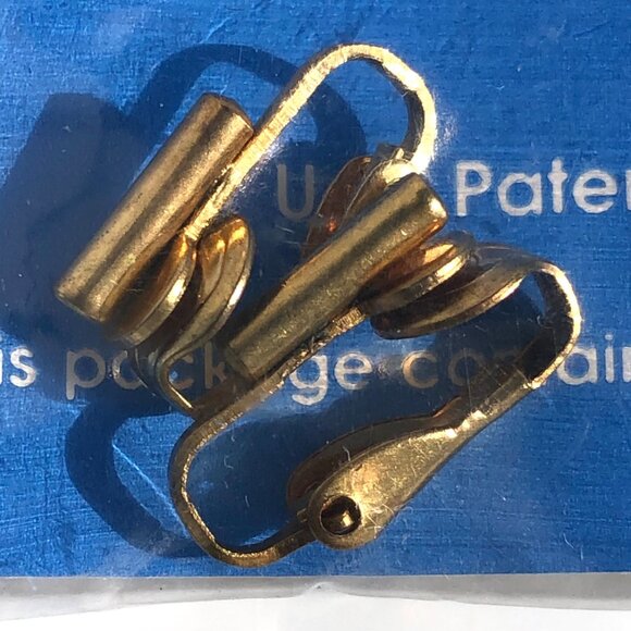 Earrs Converters pierced to clip earring converters one pair each gold silver - Picture 4 of 4